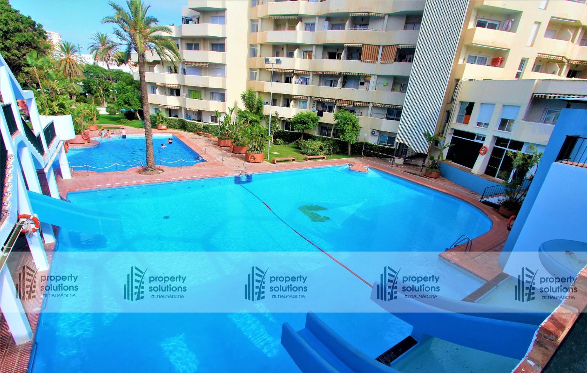 Benalbeach 1010 - Vista Al Mar - Piscina Todo El Ano - Primera Linea De Playa Benalmádena Exterior foto